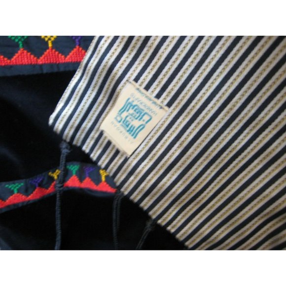 Handcrafted / Alburgan Handicrafts Large Long Shawl Velvet Runner Fringe Silk - Picture 8 of 12